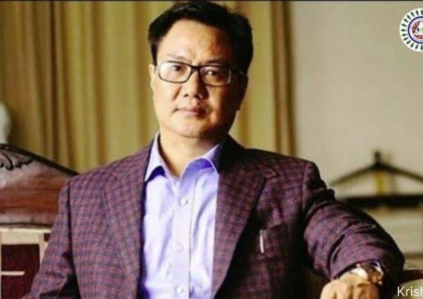 SPORTS MINISTER KIREN RIJIJU TESTS POSITIVE FOR COVID-19