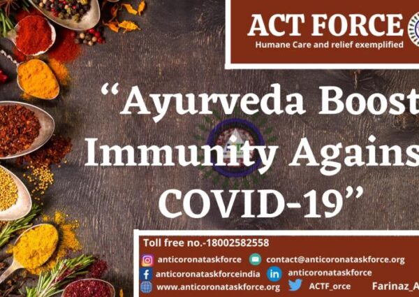 AYURVEDA TO BOOST IMMUNITY AGAINST COVID-19