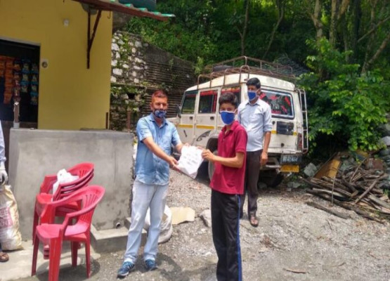 SAFETY GEAR DISTRIBUTION IN BHEEMTAL